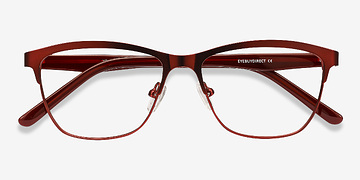 Rouge Volary -  Acetate, Metal Lunettes de vue