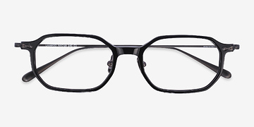 Noir Lampito -  Légèreté Métal Lunettes de vue