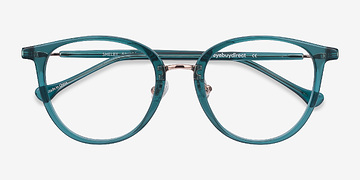 Teal Shelby -  Acetate, Metal Lunettes de vue