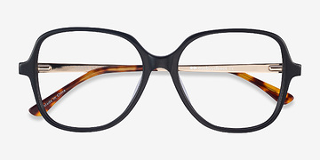 Noir Corey -  Vintage Acetate, Metal Lunettes de vue