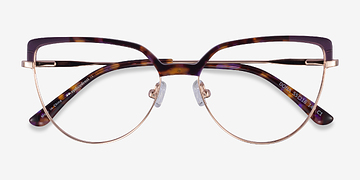 Floral & Rose Gold Dona -  Acetate, Metal Lunettes de vue