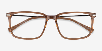 Clear Brown Silver Boscus -  Métal Lunettes de vue