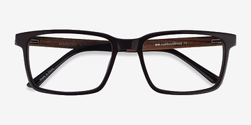 Brun Symbiosis -  Bois mixte Lunettes de vue