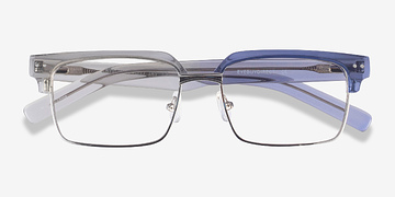 Clear Gray Silver Byron -  Métal Lunettes de vue