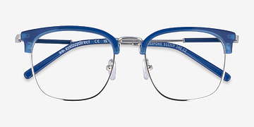 Blue Silver Bespoke -  Métal Lunettes de vue