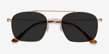 Doré Itza -  Vintage Métal Lunettes de soleil