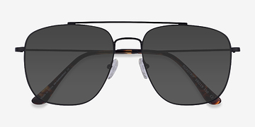 Noir Roadtrip -  Vintage Métal Lunettes de soleil