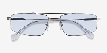 Matt Silver Alto -  Métal Lunettes de soleil
