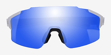 Blanche Combat -  Plastique Lunettes de soleil