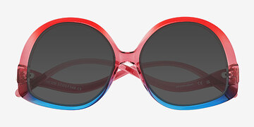 Rainbow Blue Shine On -  Plastique Lunettes de soleil