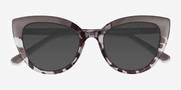 Tortoise Brown Kara -  Plastique Lunettes de soleil