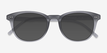 Gris Hidden -  Vintage Plastique Lunettes de soleil