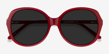 Burgundy Sheila -  Vintage Acétate Lunettes de soleil