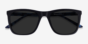 Black  Blue Tortoise Cortado -  Acétate Lunettes de soleil