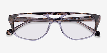 Brown Gray Tortoise Contrail -  Acétate Lunettes de soleil