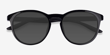 Shiny Black Elan -  Plastique Lunettes de soleil