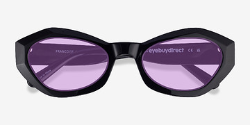 Noir Francoise -  Acétate Lunettes de soleil