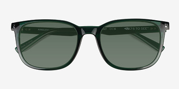 Crystal Green Airglow -  Plastique Lunettes de soleil