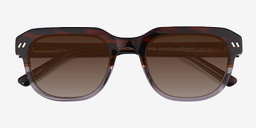 Tortoise Crystal Gray Arrow -  Acétate Lunettes de soleil