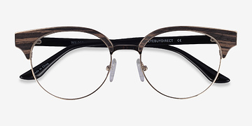 Gold Black Wilderness -  Classiques Bois mixte Lunettes de vue