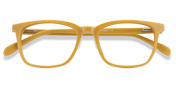 Jaune Etched -  Coloré Acétate Lunettes de vue